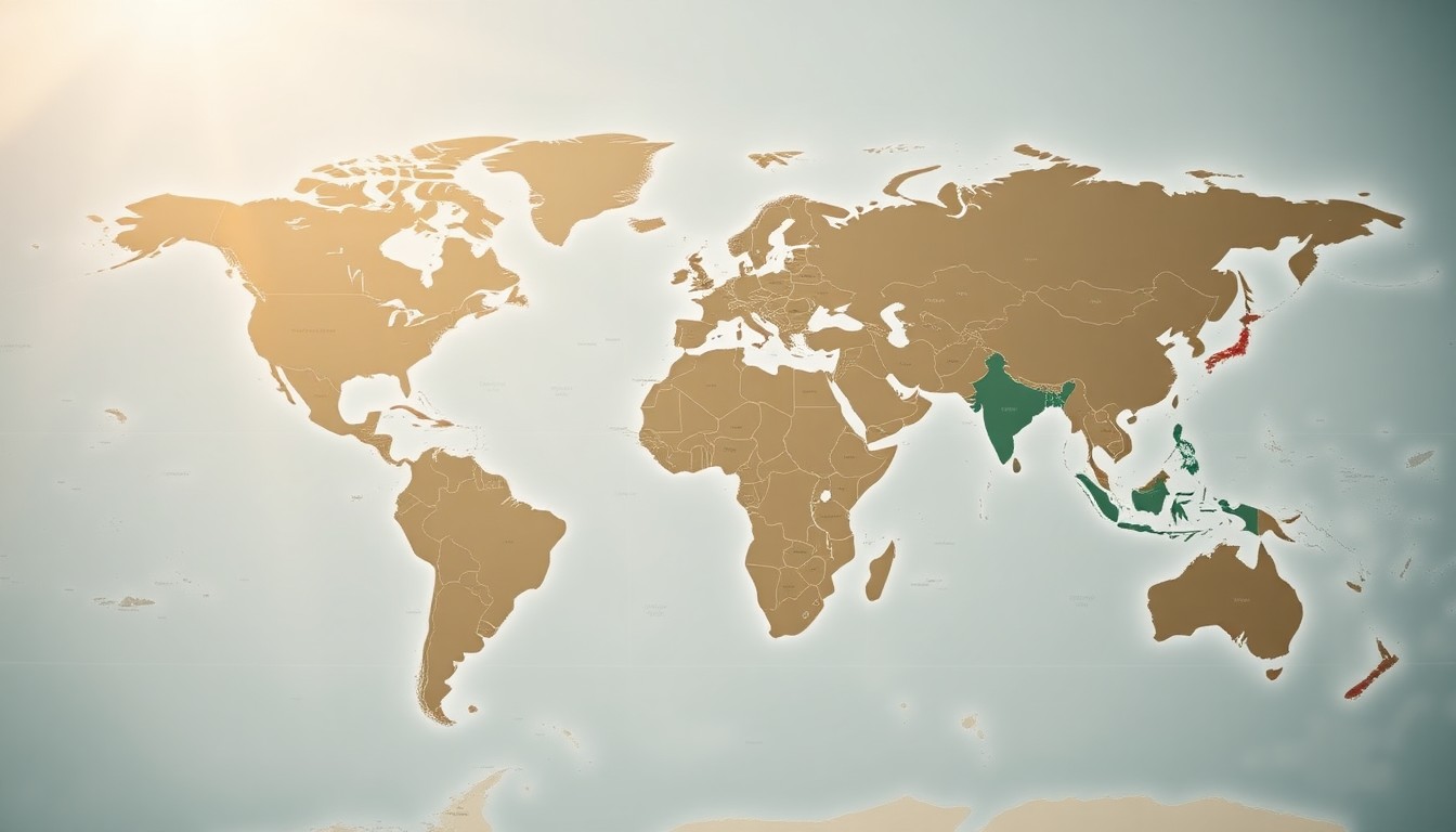 Redrawing the World Map: New Geopolitical Boundaries Emerging lead visual